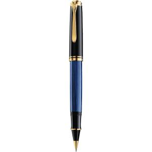 【並行輸入品】Pelikan Souveran 800 ブラック/ブルー GT ローラーボールペン ...
