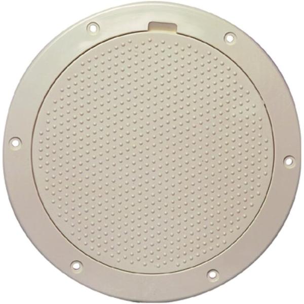 (Beige) - Beckson 15cm Non-Skid Pry-Out Deck Plate...