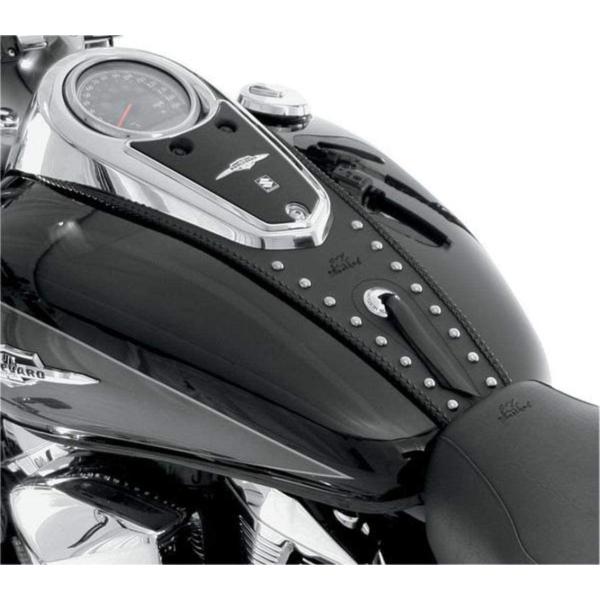 【並行輸入品】マスタング ブラック スタッズタンク ビブ ハーレーダビッドソン 2003〜2009年...