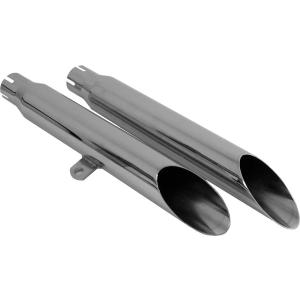 【並行輸入品】Emgo スリップオンマフラー スラッシュ クロム 80-75112　