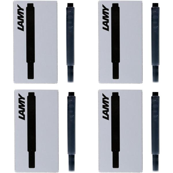 Lamy 万年筆インクカートリッジ 20本パック LT10BKB-4PACKS　並行輸入品