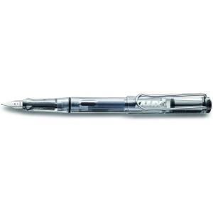 Lamy Vista 万年筆 (12F) 透明 &amp; 5つのブラックインクカートリッジ　並行輸入品