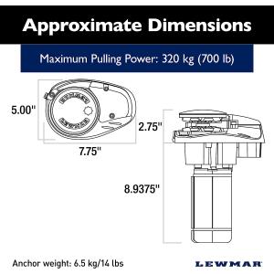 【並行輸入品】Lewmar V700 G 12...の詳細画像1