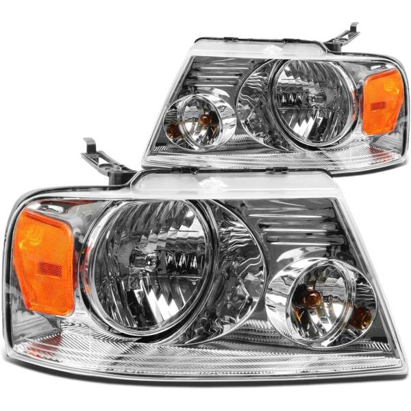 【並行輸入品】DNAモーターHL-OH-F1504-CH-AMヘッドライトアセンブリ、運転席側および...