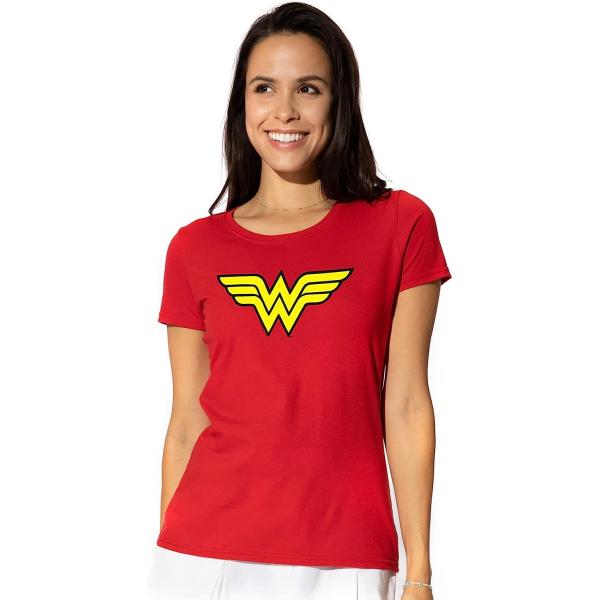 【並行輸入品】ワンダーウーマン クラシックロゴ ジュニア ティーン ガールズ Tシャツ＆ステッカー ...