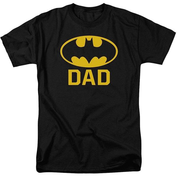 バットマン バットダッド クラシック ロゴ Tシャツ 父の日とステッカー用 US サイズ: Smal...