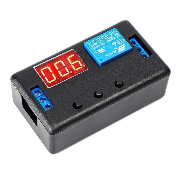 【並行輸入品】12ボルト タイマーリレー DROK 0.1秒〜999分 50mA 4モード オンオフ...