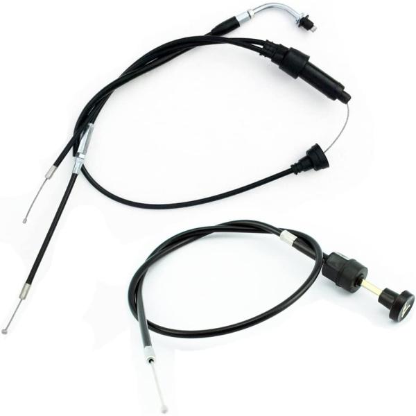 【並行輸入品】QAZAKY プルチョークケーブル+ヤマハPW50用スロットルケーブルY-Zinger...