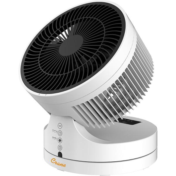 Crane 9.5&apos;&apos; Oscillating Air Circulator Fan  1 Coun...