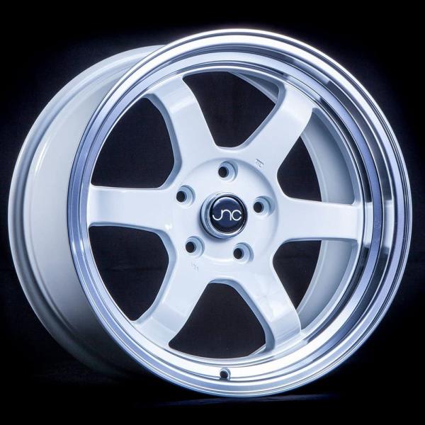 【並行輸入品】JNC Wheels - 15inch JNC013 White Machined L...