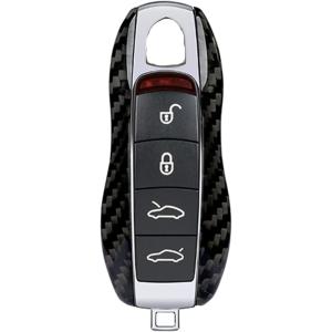 【並行輸入品】M.JVisun 純正 カーボンファイバー キーフォブカバー ポルシェ 718 911...