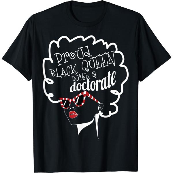 Black Queen PhD Doctorate Degree Graduation PsyD E...