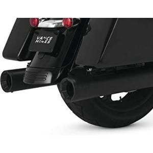 【並行輸入品】Vance & Hines 46714 ブラック エリミネーター 400 スリッポン マフラー 2017年以降 ハーレーダビッドソン M