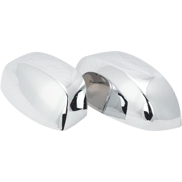 【並行輸入品】Chrome Side View Mirror Caps Left &amp; Right P...