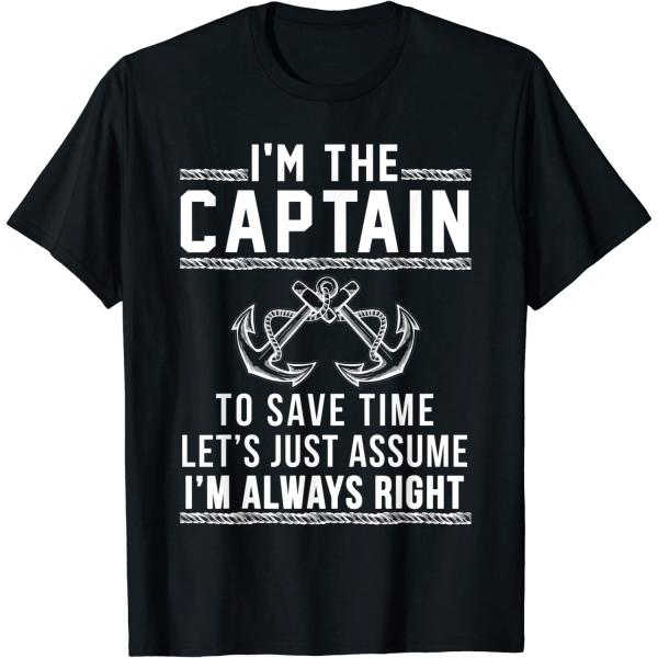 Captain Of The Boat - T Shirt T-Shirt　並行輸入品