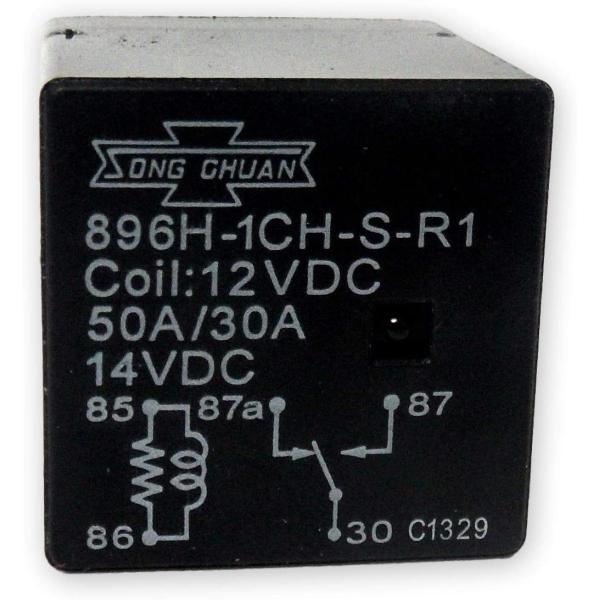 【並行輸入品】Song Chuan 896h-1CH-S-R1自動車リレークイックコネクト12VDC...