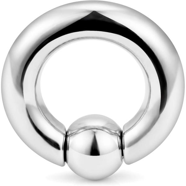 【並行輸入品】Yaalozei 316L サージカルスチール スプリングアクション キャプティブビー...