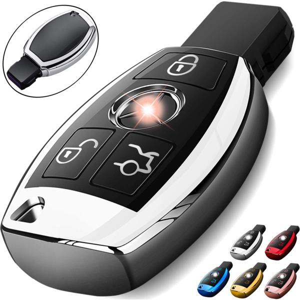 【並行輸入品】COMPONALL メルセデスベンツ フォブ キーカバー キーフォブ ケース メルセデ...