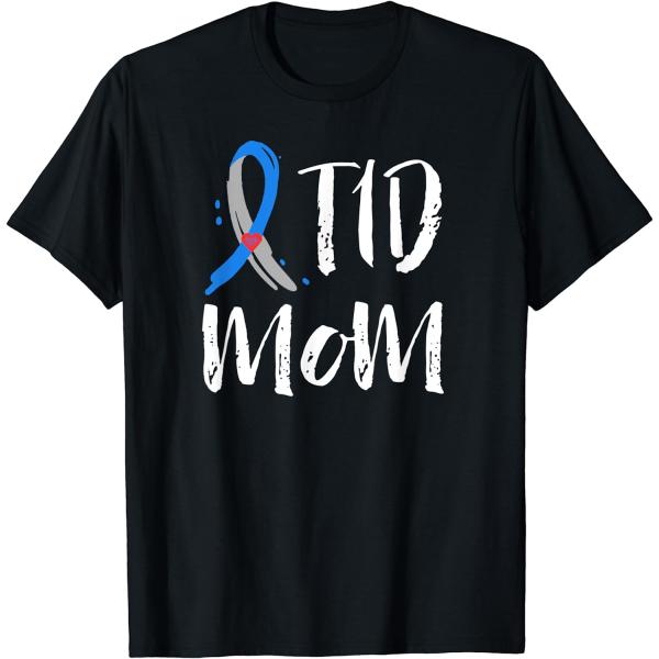 T1D Mom Shirt Type 1 Diabetes Awareness Gift T-Shi...