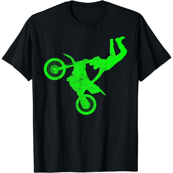 DIRT BIKE FREESTYLE T-Shirt | Motocross Enduro Gre...
