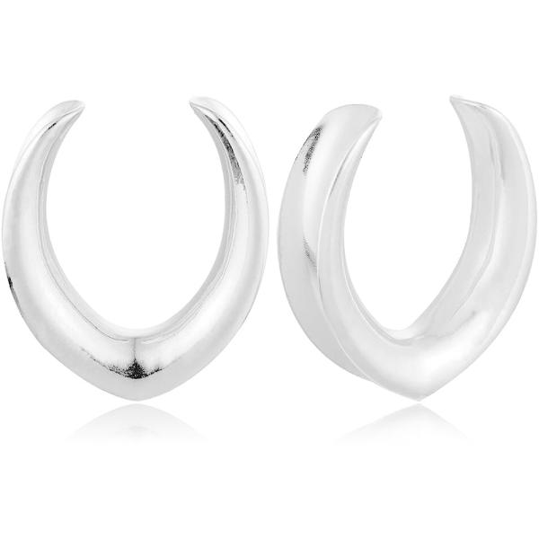 【並行輸入品】Casvort サドルイヤートンネルプラグピアスリング エキスパンダースタッドストレッ...