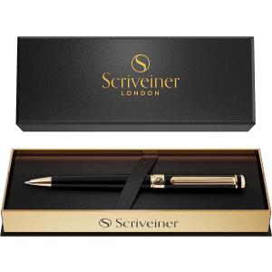 並行輸入品】Sheaffer 100 ブラック ラッカー 万年筆 ゴールドトーン