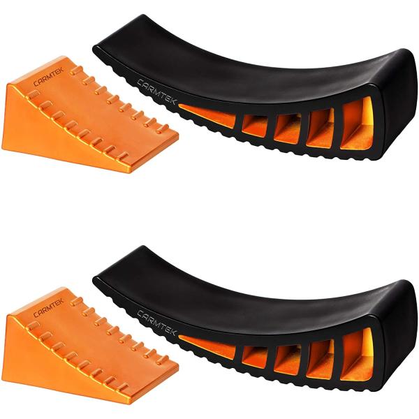 【並行輸入品】CARMTEK キャンピングカーレベラー 2パックキット | カーブしたRVレベラー ...