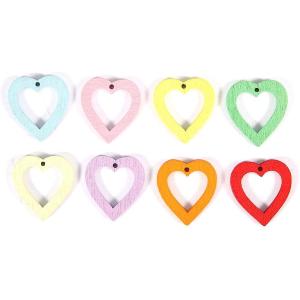 【並行輸入品】50Pcs Earring Accessory  Colorful Hollow Wo...