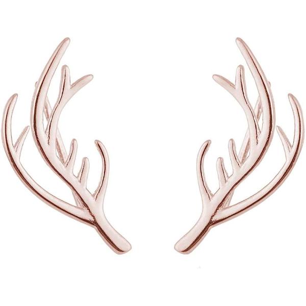 【並行輸入品】Minimalist Antlers Climber Cuffs Earrings f...