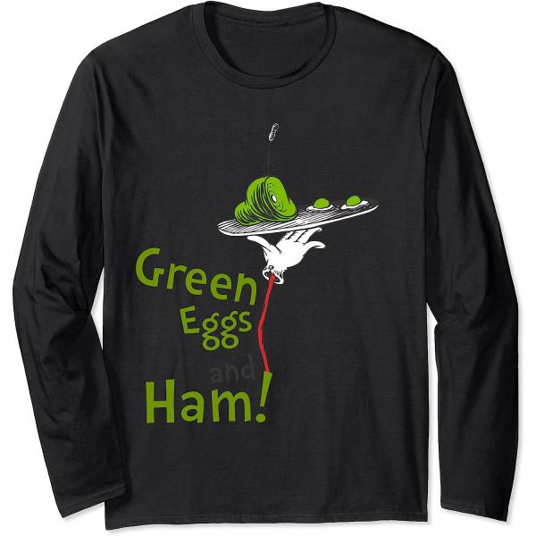 Dr. Seuss Green Eggs and Ham Title Long Sleeve T-S...