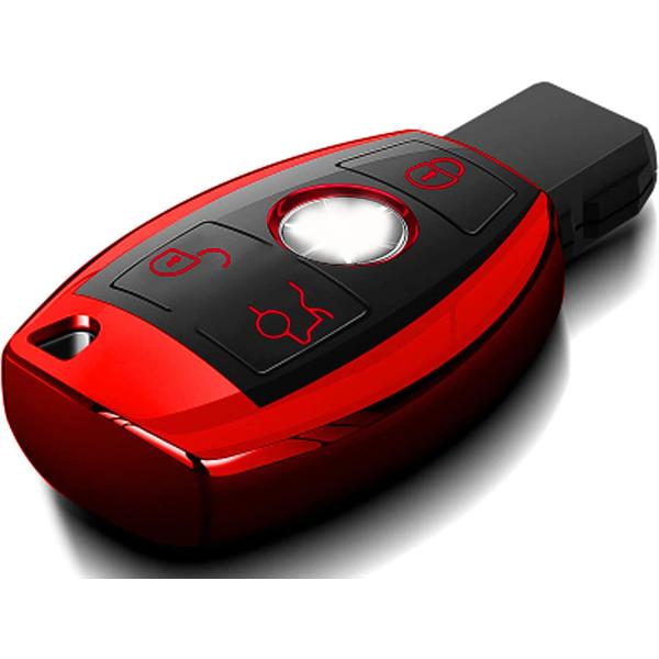 【並行輸入品】QBUC メルセデス・ベンツ用キーフォブカバー キーフォブケース メルセデスベンツ C...