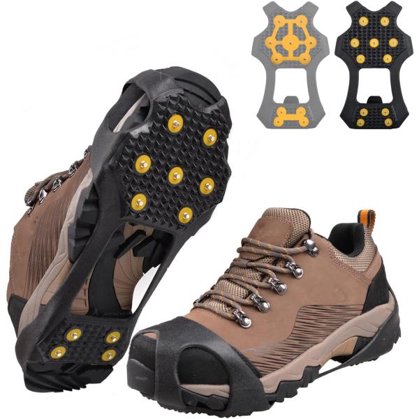 Ice Traction Cleats Snow Grips Crampons for Boots ...