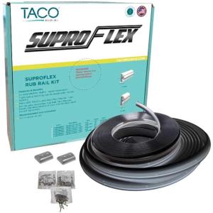 【並行輸入品】TACO Marine V11-9990BBK80-2 SuproFlex ラブレールキット - 80フィート x 2インチ x 29/