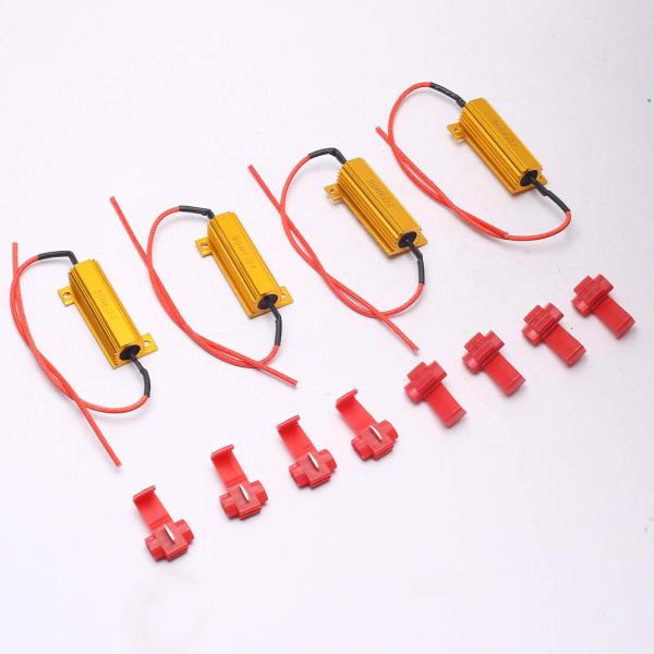 【並行輸入品】DEVMO 4個 負荷抵抗器 50W 6RJ 6オーム LEDデコーダー FIX ハイ...