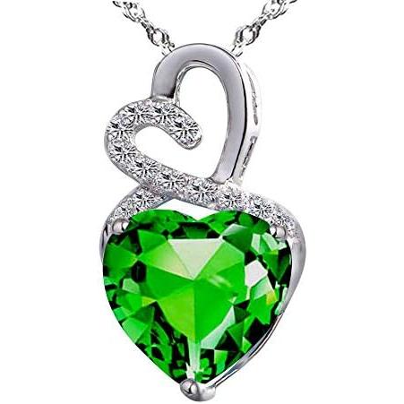 【並行輸入品】ダイヤモンドディールラボで作成されたグリーンエメラルドのジェムストーンは、誕生石のハー...