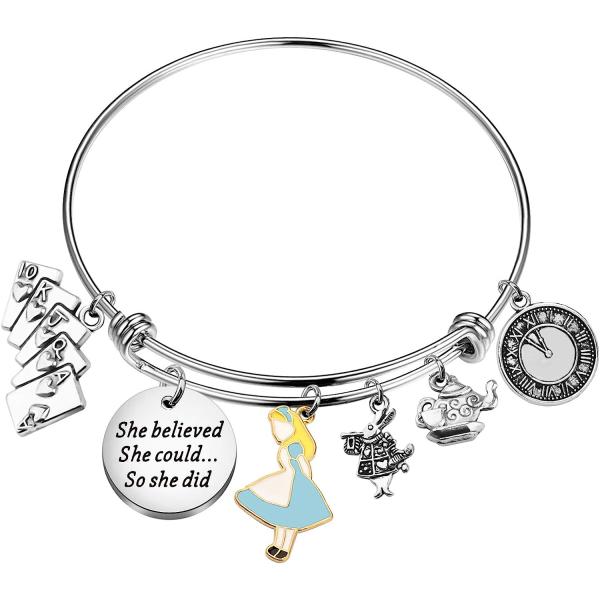 【並行輸入品】BLEOUK 不思議の国のアリス ギフトジュエリー She Believed She ...