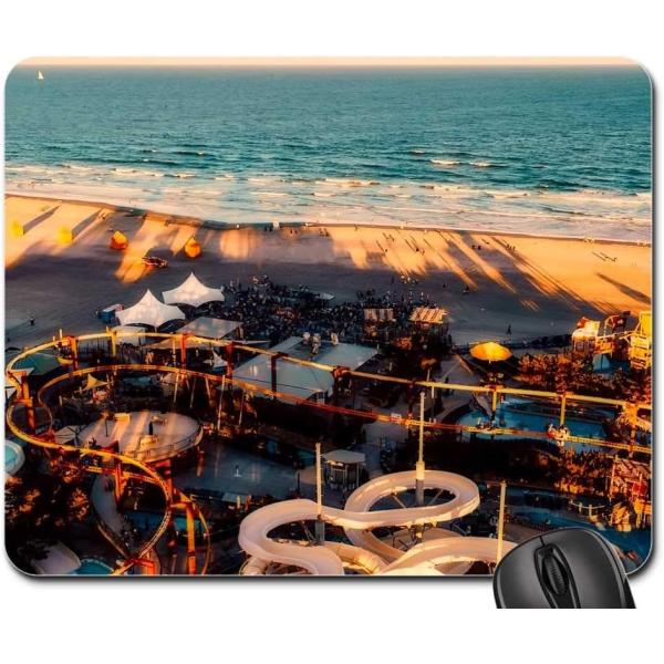 Mouse Pad - California Amusement Park Rides Sea Oc...