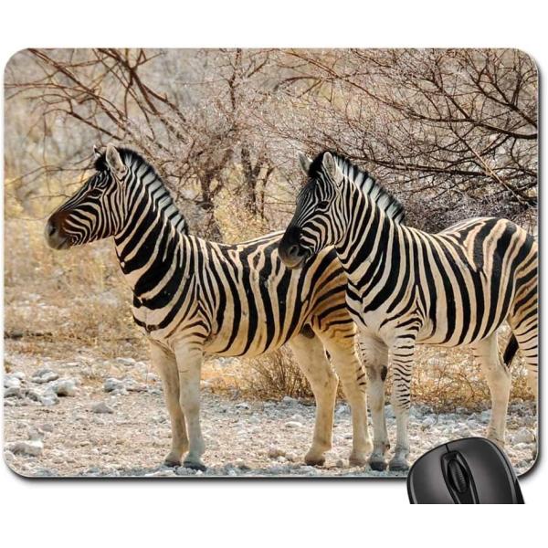 Mouse Pad - Zebra Africa Namibia Nature Dry Nation...