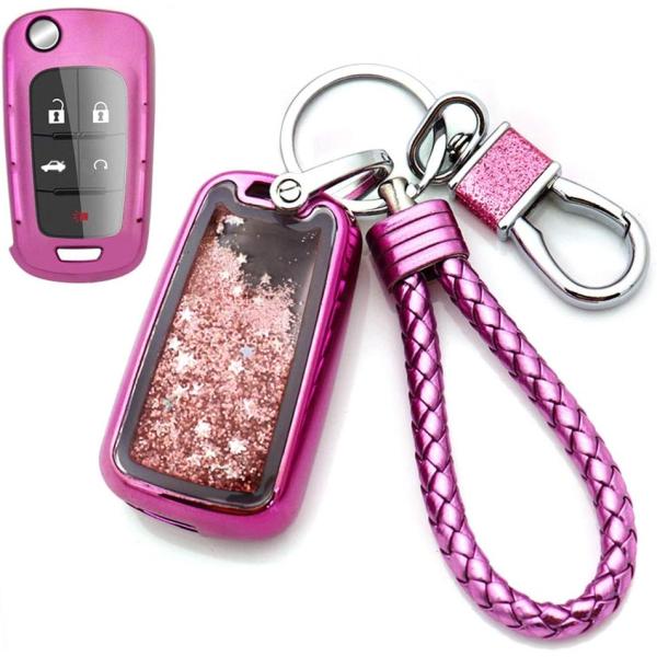 【並行輸入品】Senauto クイックサンドキーフォブカバーケース キーチェーン シボレーシボレー用...