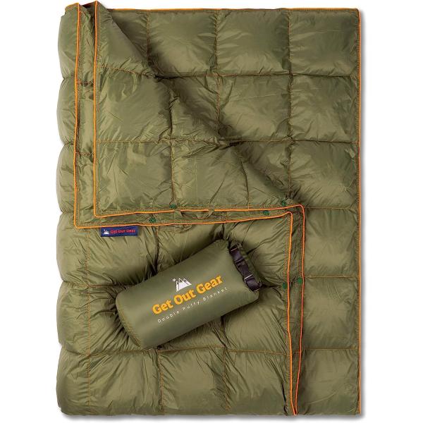 Get Out Gear Double Puffy Camping Blanket - Extra ...