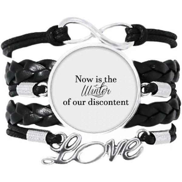 Now is The Winter Shakespeare Quote Bracelet Love ...