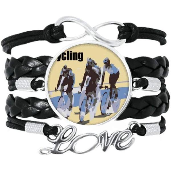 【並行輸入品】OFFbb-USA 自転車レースマッチアールデコギフト ファッションブレスレット ラブ...