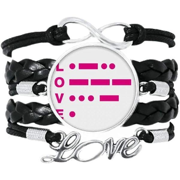 【並行輸入品】OFFbb-USA Morse Code Love Point Line Expres...