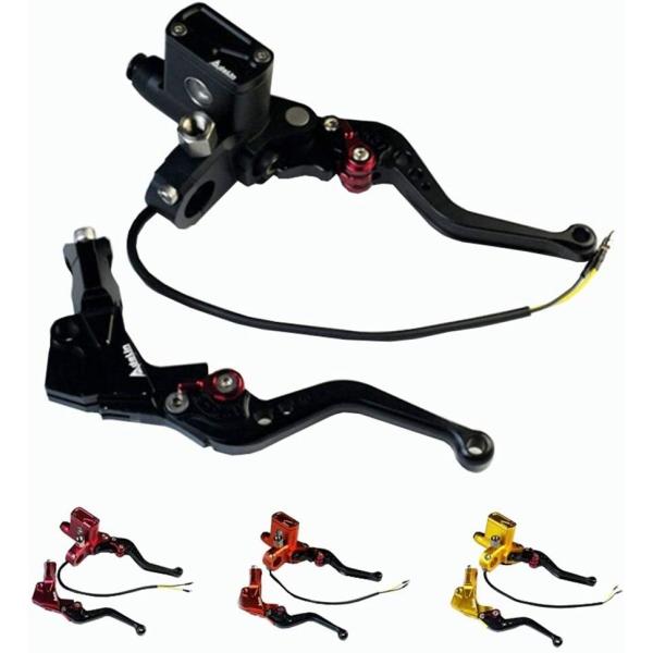 【並行輸入品】Motorcycle levers 5 Color PX6 CNC Hydraulic...