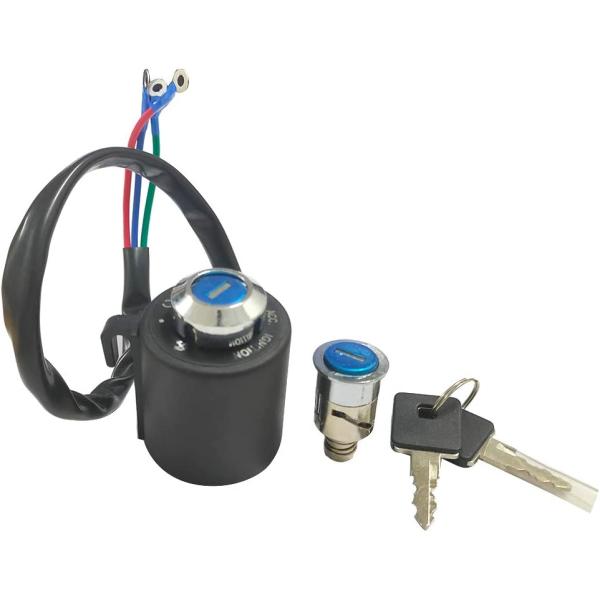 【並行輸入品】3-Wire Motorcycle Ignition Switch Seat Lock...