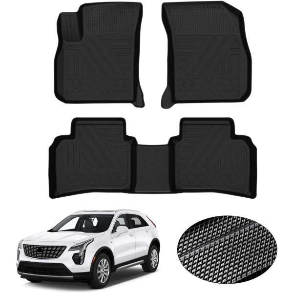 【並行輸入品】KUST 全天候フロアマット キャデラック XT4 2019 2020 2021用 カ...