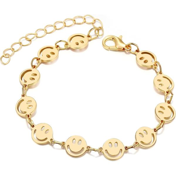 【並行輸入品】QEPOL Smile Bracelet  Smile Face Charms Bra...