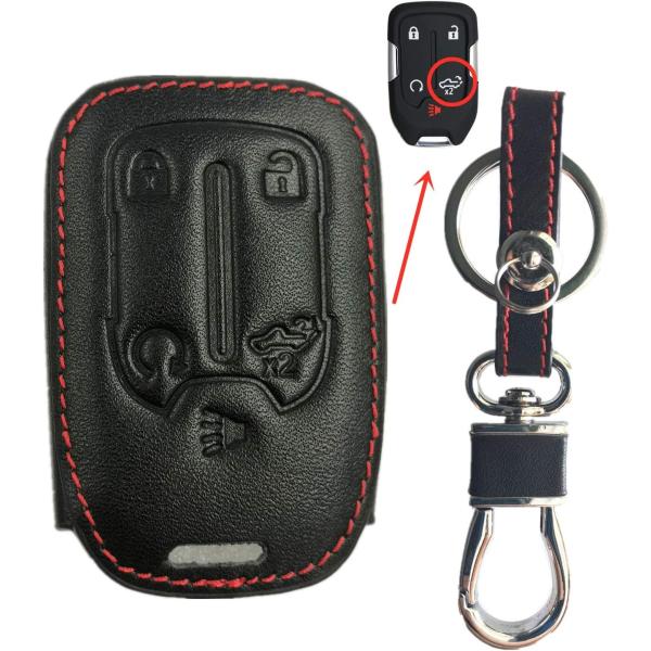【並行輸入品】KAWIHEN Leather Key Fob Case Cover Compatib...