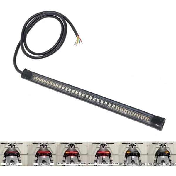 Motorcycle Stoplight Taillight Strip with built in...