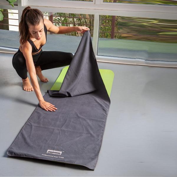 【並行輸入品】BENCHBARRIER   軽量ノンスリップヨガタオル 超吸収性スーパーソフトマイク...